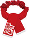 Plenty Gifts Kerst Sjaal - Kattenstropdas - Favorite Cat - Rood - S