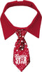 Plenty Gifts Kerst Stropdas - Hondenstropdas - Santa Star - Ster - L