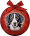 Plenty Gifts Kerstbal - Frosted Berner Sennen - 10 cm