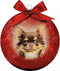 Plenty Gifts Kerstbal Frosted Chihuahua 10CM