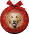 Plenty Gifts Kerstbal Frosted Golden Retriever 10CM