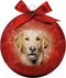 Plenty Gifts Kerstbal Frosted Golden Retriever 10CM