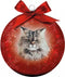 Plenty Gifts Kerstbal Frosted Noorse Kat 10CM