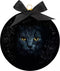 Plenty Gifts Kerstbal Frosted Zwarte Kat 10CM