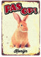 PLENTY GIFTS | Plenty Gifts Waakbord Blik Konijn