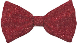 Plenty Gifts Vlinderstrik Glitter - Rood - 16 x 8 cm