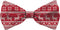 Plenty Gifts Vlinderstrik Kat Hert Rood 10X5CM