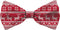 Plenty Gifts Vlinderstrik Kat Hert Rood 10X5CM