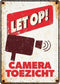 Plenty gifts waakbord blik cameratoezicht