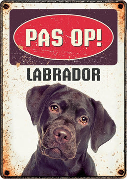Plenty gifts waakbord blik labrador - Default Title