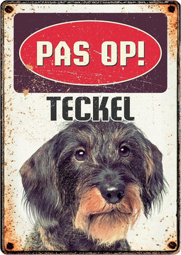 Plenty gifts waakbord blik teckel - Default Title