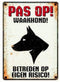 Plenty gifts waakbord blik waakhond - Default Title