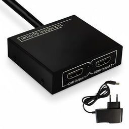 Skoov HDMI Splitter - 1 naar 2 - 4K Beeld Dupliceren - 2 Poorten