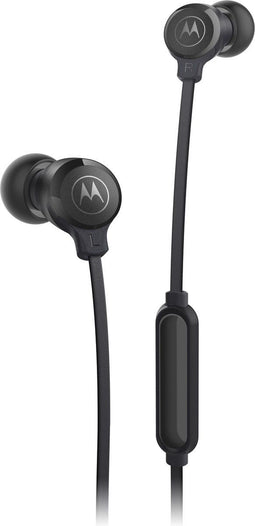 Motorola Sound 3-S - In-ear koptelefoon met microfoon - Zwart (3 stuks)