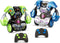 Robo Kombat TORNADO - Gevechtsrobots Duo set - LED verlichting en combo stoten - Groen/Zwart en Blauw/Grijs (2 stuks)