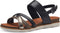 MARCO TOZZI MT Vegan - Dames Sandalen - Soft Lining + Feel Me Softstep Footbed - Zwart comb - Maat 38