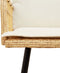 vidaXL - Tuinbank - Natuurlijk - 114x64x78 - cm - Poly - Rattan
