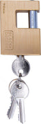 BLACK+DECKER Hangslot 70mm - Massief Messing - Incl. 3 Sleutels