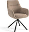 Furnihaus Olivia - Draaibare Eetkamerstoel - Armleuning 360° draaifunctie - Taupe