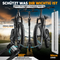 MIVELO NEXUS - Fietsslot - Cijferslot 4-cijferig - RVS 90 cm - Zwart