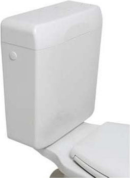 Plieger Fulda Reservoir voor Duoblok – Universeel Duoblokreservoir – Dualflush – Wit