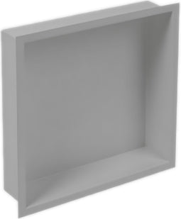 Plieger Inbox inbouwnis met flens 30x30x7.5cm waterproof RVS