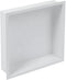 Plieger Inbox Inbouwnis - Met Flens - RVS - 30x30x7.5cm - Wit