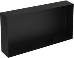 Plieger Inbox Inbouwnis - Opbouwnis - RVS - 60x30x10cm - Matzwart