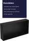Plieger Inbox Inbouwnis - Opbouwnis - RVS - 60x30x10cm - Matzwart