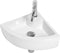 Plieger Miami Fonteinset – Fonteinset Hoek – Fonteinset Toilet – Keramiek – Incl. Kraan & Sifon - Wit