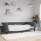 vidaXL - Slaapbank - 100x200 - cm - fluweel - donkergrijs