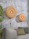 GOOD&MOJO Wandlamp Palawan - Bamboe - Ø40cm - Binnen Scandinavisch,Bohemian