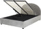 VAUCLUSE - Bed met opbergruimte - Grijs - 140 x 200 cm - Fluweel