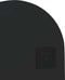 vidaXL - Wandspiegel - met - LED's - ovaal - 45x100 - cm - glas