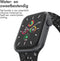 imoshion Sport⁺ bandje - Geschikt voor Apple Watch 1, 2, 3, 4, 5, 6, 7, 8, 9, 10 (42 mm), SE - 38/40/41 mm - Zwart - M/L