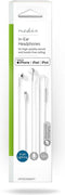 Nedis Bedrade Koptelefoon - Lightning - Kabellengte: 1.20 m - Ingebouwde microfoon - Volumebediening - Wit