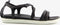 ECCO Simpil - Platte sandalen - Klittenbandsluiting - Zwart - Maat 39