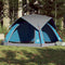 vidaXL - Tent - 4-persoons - waterdicht - blauw