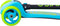 AMIGO Twister 3-Wiel Step - Kinderstep Opvouwbaar - In hoogte verstelbaar - Voetrem - Vanaf 3 jaar - Jongens / Meisjes - Blauw/Lime