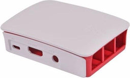 Raspberry Pi 3 - Mini PC - Behuizing Rood/Wit - 71mm x 96mm x 26mm