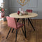 Light & Living Eettafel Magnifera - Hout/Zwart - Ø120cm - Modern,Landelijk