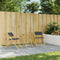 vidaXL - Tuintafel - inklapbaar - Ø - 55x75 - cm - bamboe