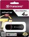 Transcend JetFlash 600 - USB-stick - 4 GB - Blauw