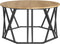 vidaXL - Koffietafel - Artisan - Eiken - 80x80x42 - cm - van - Gelaagd - Hout