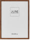 J-Line fotolijst - fotokader Basic - hout - donkerbruin - extra large - 2 stuks