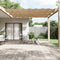 vidaXL - Luifel - verticaal - 60x1200 - cm - oxford - stof - taupe