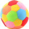 Pluche bal met rammelaar 18 cm