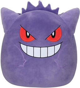 Pluche - BANDAI - Pokémon - Squishmallows 50 cm - Gengar (Gengar) - Grote, ultrazachte knuffel - Officiële Pokémon-licentie