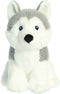 Pluche dieren knuffels husky hond van 21 cm - Knuffeldieren honden speelgoed