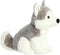Pluche dieren knuffels husky hond van 21 cm - Knuffeldieren honden speelgoed